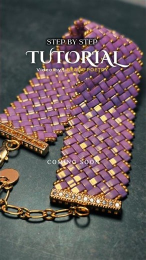 Half Tila Bracelet Tutorial Coming Soon! #beading #beadwork #halftila