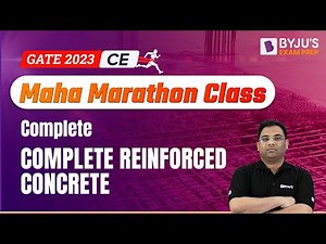 Reinforced Cement Concrete (RCC) Marathon | GATE 2023 Civil Engineering(CE) Exam Preparation