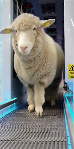 Futuristic Sheep-Shearing Robot in Action!