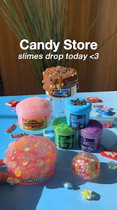 What’s your fav candy??? ngl, mine has to be anything with chocolate! (っ˘ڡ˘ς) Candy Store Restock drops: TOMORROW 7/18 at 3 PM PST 🍭🍬🍫 | OG Slimes