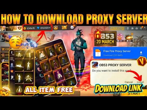 How To Download "OB53" Proxy Server In Free Fire 🔥💯😱 | Free Fire Proxy Server | Download Kaise Karen
