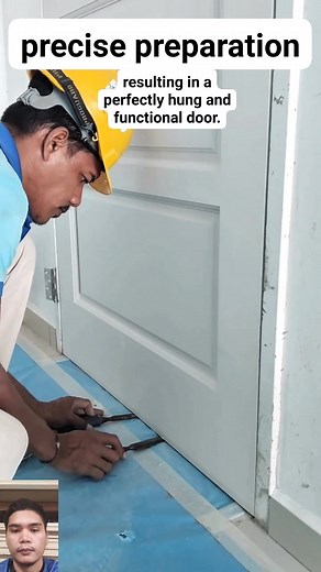 A method for fitting an interior door slab into an existing door frame (or a new frame) and preparing it for hanging using hinges. #creativedesign #ideas #fblifestyle #work #diy | Ezc Pamparampampam