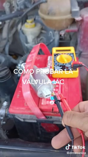 COMO PROBAR LA VÁLVULA IAC #mecanicaautomotriz #electronicaautomotriz #drmecanica