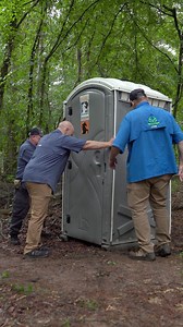 There’s a lot more to getting ready for an ASA shoot than just setting ranges… some jobs are a bit stinkier than others. Big thanks to the crew handling every detail—no matter how ‘crappy’ it is! | Archery Shooters Association