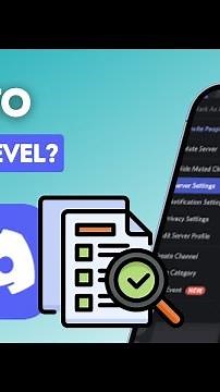 How to set the moderation and verification level on Discord?