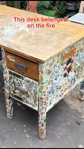Antique Oak Teachers Desk Restoration #upcycling #DIY #upcycle #BeforeAndAfter #FurnitureFlip #MidCenturyModern #ThriftFlip #homedecor | Antique Desk Restoration | Facebook