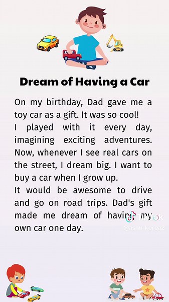 Topic 30: Car #learnenglish #english #englishstories #dailyenglish #learnenglishdaily #dreamenglishstories #dailystories