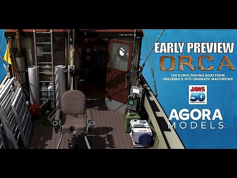 Agora Models Build the Orca from Jaws 50th Anniversary Build - Early Preview