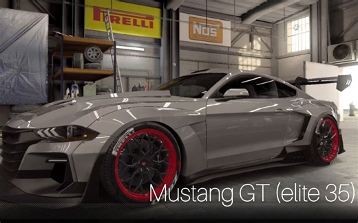 【CSR2】Mustang GT (elite 35), shift & tune for 6.94x