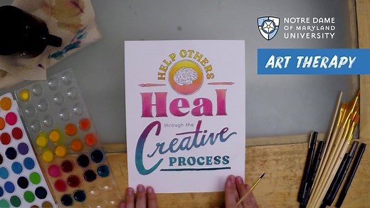 60 reactions · 13 shares | Apply your love of art to a career helping people! The Art Therapy program at NDMU integrates the study of counseling and therapeutic techniques with the visual arts. | Notre Dame of Maryland University | Facebook