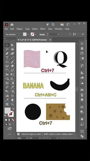 Illustrator Design Tutorial Shortcuts | #adobe #tutorial #illustrator