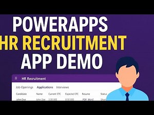 PowerApps HR Recruitment System | End to End ATS Workflow with Offer Letter Automation