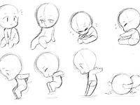 View 14 Body Poses Drawing Reference Chibi