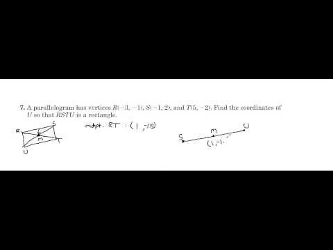 Determining the fourth point of a rectangle