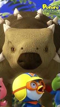 Pororo Dinosaur Adventure | Escape from the Dinosaur Island!🦕 #pororo #shorts #trex