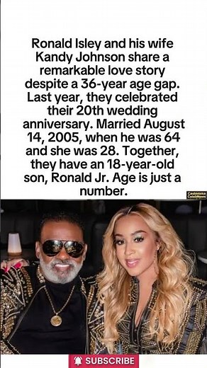 A Marriage That Lasted 💕#shorts #RonaldIsley #KandyJohnson #relationship #marriage #dating #couple