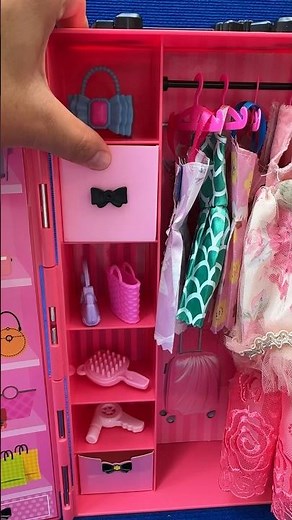 satisfying with unboxing video barbie house and family set pink toys