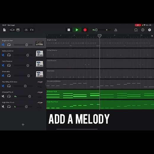 Garageband Tutorial : How to make a Trap Beat in under 60 seconds