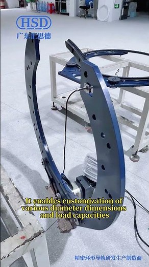 Arc guide rail rotating mechanism, rotary conveyor systems based on rack and pinion guide rails