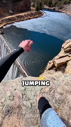 Why Do People Throw a Stone Before Jumping in Water? #viral #facts