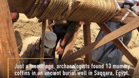 Ancient Mummy Coffins Discovered In Egypt’s Saqqara