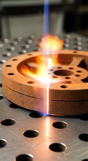 Satisfying Laser Rust Removal: Engine Flywheel Restore