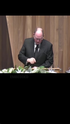 The beauty of Christ's perfect sacrifice: He lived the life we couldn't and took the punishment we deserved. He is both the just one AND the justifier—satisfying His own conditions so He can love us unconditionally. This is why His promises never fail! - District Apostle Schnabel in Chicago, IL - December 3rd, 2023 | New Apostolic Church USA