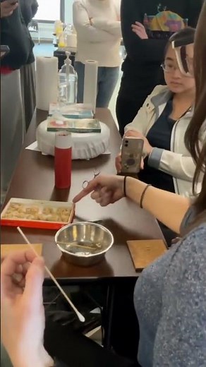 Learning Moxa In Acupuncture School