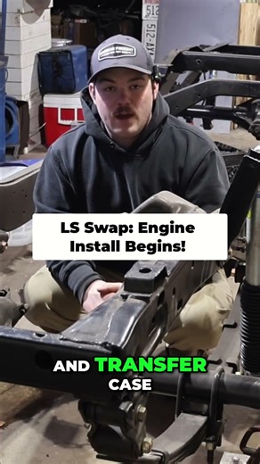 6.0 Ls in a 1977 Jeep J20 #garage #jeep #tools #automobile