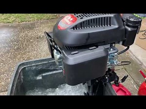 Hangkai 4 Stroke 6hp Outboard Motor for my Pelican 12’ Intruder