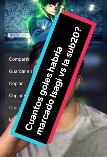 Los goles imaginarios de Isagi en el partido contra sub 20