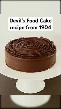 121-year-old Devil's Food Cake Recipe