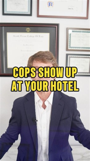 A hotel room still comes with Fourth Amendment rights. #knowyourrights