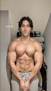 Before and after doing 150 PUSH-UPS