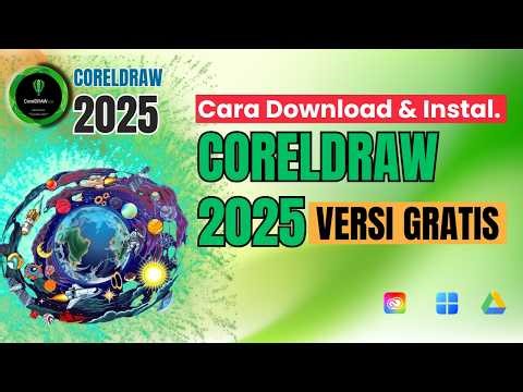 CARA INSTAL CorelDRAW 2025 FULL VERSION | 100% WORK UNTUK SEMUA LAPTOP