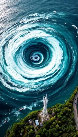 The World's Largest Whirlpools #aiart #cinematicdisaster