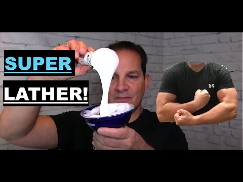 How To Make Super Shaving Lather !