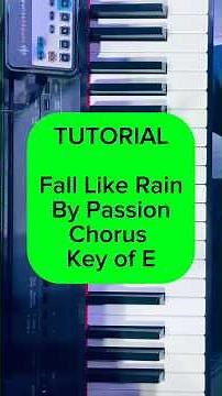 *NEW* Tutorial for Fall Like Rain (Chorus) by ‪@passionmusic‬ #tutorial #piano #worship #falllikerain
