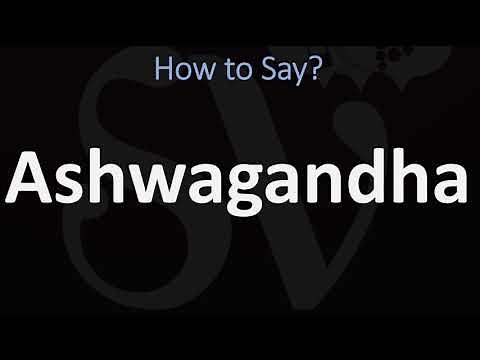 How to Pronounce Ashwagandha? (CORRECTLY)