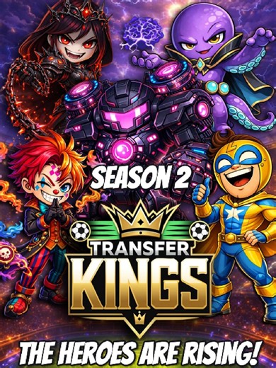 Season 2 is coming. The Heroes are rising! And this is where TransferKings levels up. We’ve learned. We’ve rebuilt. We’ve redesigned. Five powerful classes. Dynamic hero ratings. Your performance now shapes your heroes. If you’re playing Season 1 right now — you’re part of this evolution. Every install helps. Every 4–5 star rating pushes us forward. Every piece of feedback makes the game better. Season 2 won’t just be an update. It’s a major step forward. And the best part? It’s completely Free-
