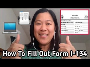 HOW TO FILL OUT AFFIDAVIT OF SUPPORT (FORM I-134) FOR K1 VISA? (TAGLISH) | TEAM TAYLOR CHANNEL