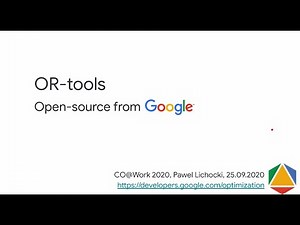 Pawel Lichocki - OR-tools