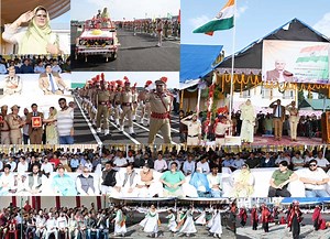 13K views · 304 reactions | 77th Independence Day Celebration In Shopian held With Great Fervour And Gaiety, DDC Chairperson hoists Tricolor, Inspects March Past & Takes Salute. Report:- Muzamil Yaqoob | AZ News 11 | Facebook