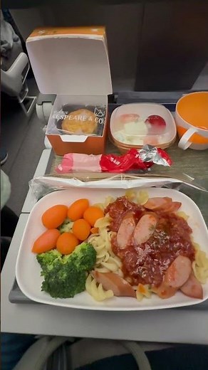 エバー航空の機内食　2025年10月5日　#food #機内食 #travel #EVERAIR