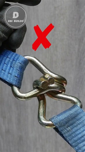 Amazing! Ratchet Strap Trick! #shorts #diy