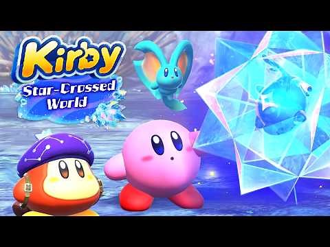 Kirby Star Crossed World - ALL 12 Stages (All Hidden Starries & Missions)