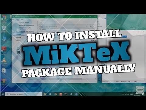 How to install package manually in MiKTeX 20.6 and above