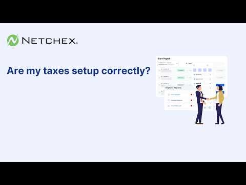 How do I make sure my taxes are setup correctly