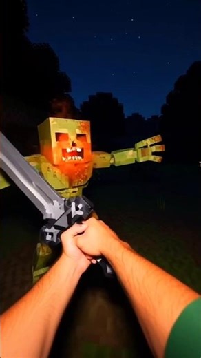 This Is What REAL Minecraft Combat Feels Like #Minecraft #MinecraftShorts