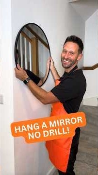 How to hang a mirror without drilling 🪞